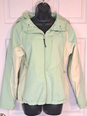 Denali Light Green Softshell Hooded Jacket